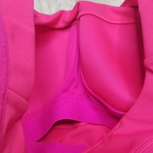 ✨️CL Athleta Pink Tank Top Heathered Side Racer Back - Picture 3 of 11
